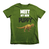 Meet my new puppy/w image of dinosaur